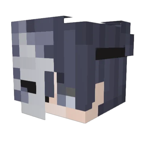 namu1000 Minecraft avatar head, 3D render
