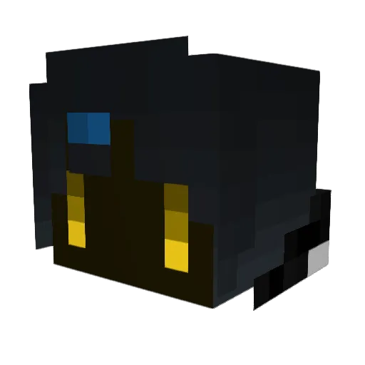 namusanba Minecraft avatar head, 3D render