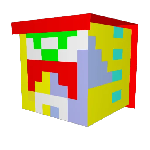 namzap Minecraft avatar head, 3D render