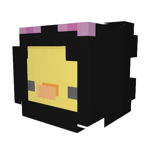 nanahoshi_1010 Minecraft avatar head, 3D render
