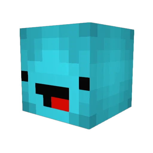 nanaki18 Minecraft avatar head, 3D render
