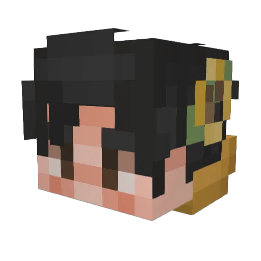 nancy7890 Minecraft avatar head, 3D render
