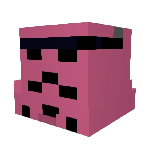 nandi974 Minecraft avatar head, 3D render