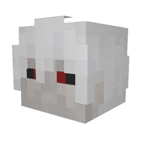 nando1010 Minecraft avatar head, 3D render