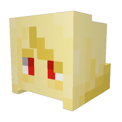 nandosens1 Minecraft avatar head, 3D render
