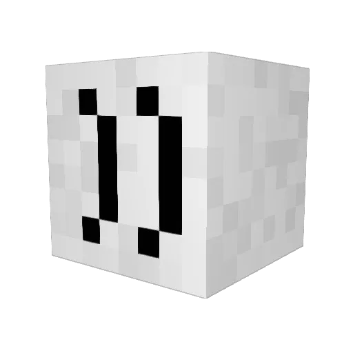nani42 Minecraft avatar head, 3D render