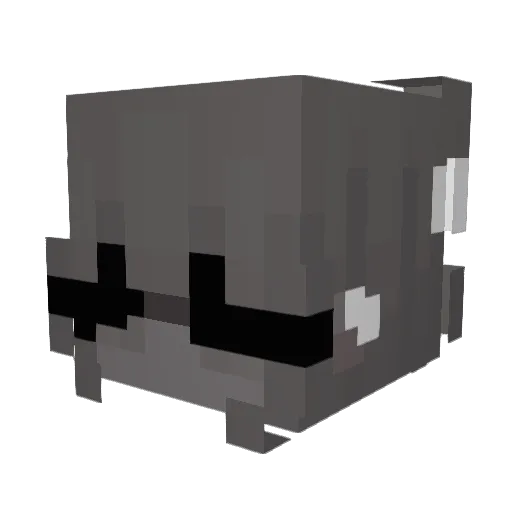 nanixq Minecraft avatar head, 3D render