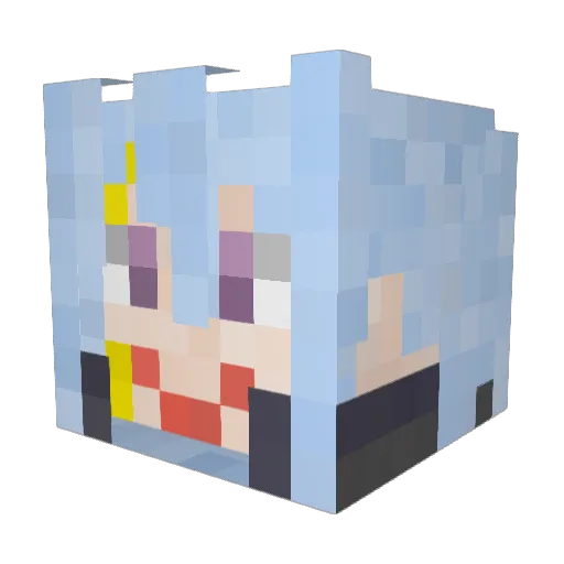 nankai723 Minecraft avatar head, 3D render