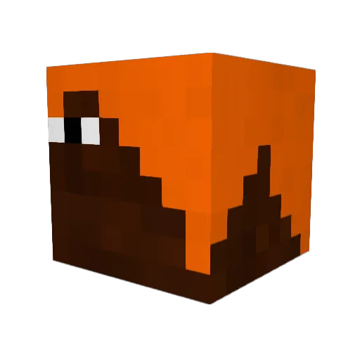 nanmin12 Minecraft avatar head, 3D render