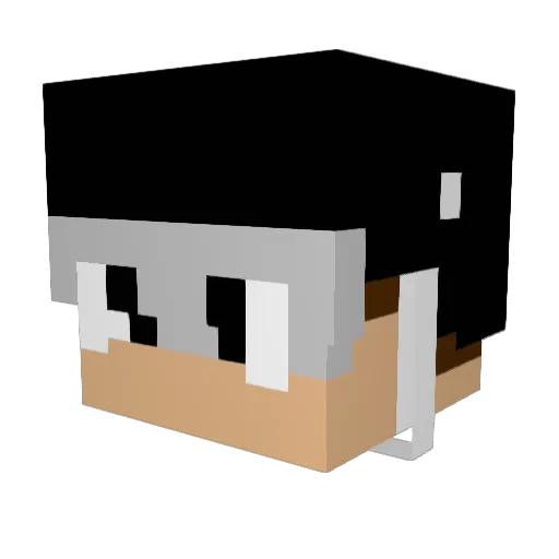 nannarbz Minecraft avatar head, 3D render