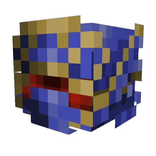 nanner63 Minecraft avatar head, 3D render