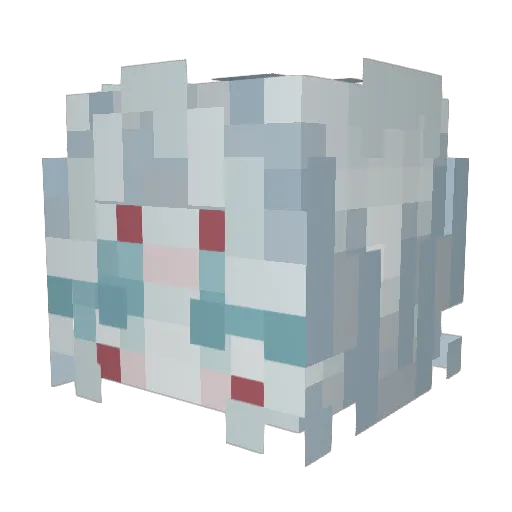 nanno00 Minecraft avatar head, 3D render