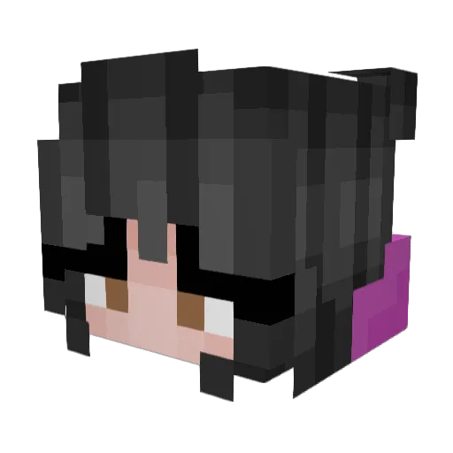 nanno_x Minecraft avatar head, 3D render