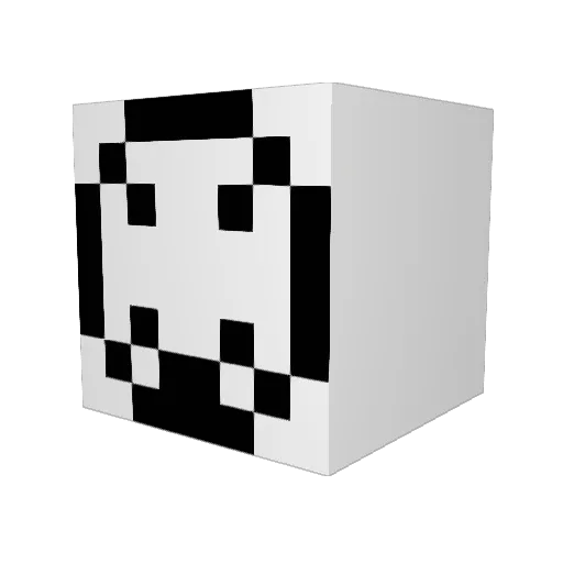 nannyfish Minecraft avatar head, 3D render