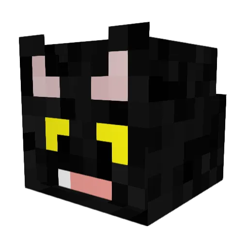 nanoYeet Minecraft avatar head, 3D render
