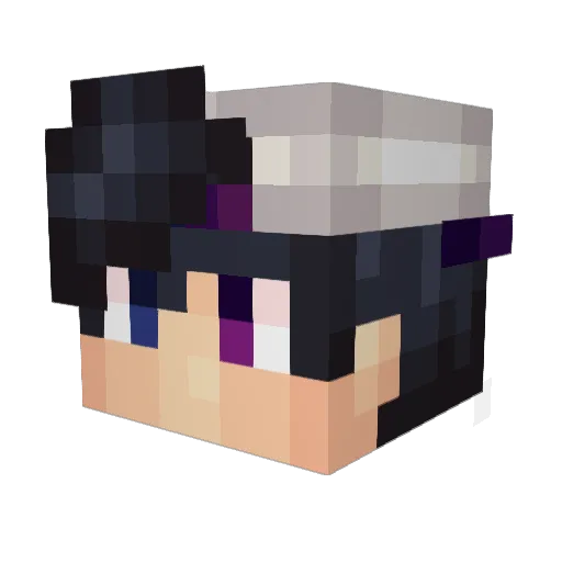 nanoch54324 Minecraft avatar head, 3D render