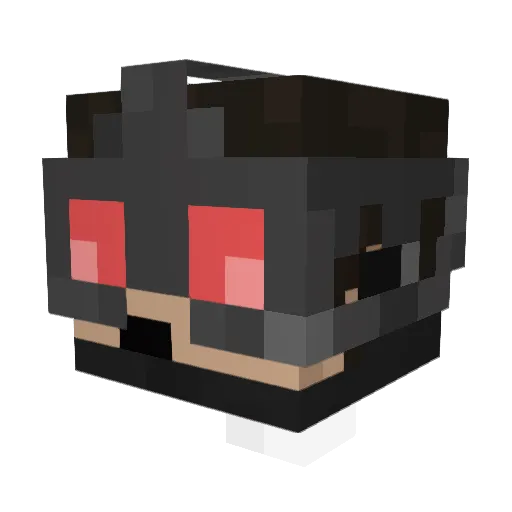 nanomonster13 Minecraft avatar head, 3D render