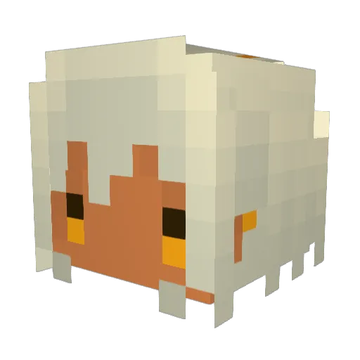 nanon0804 Minecraft avatar head, 3D render