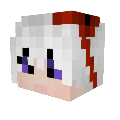 nanook18 Minecraft avatar head, 3D render