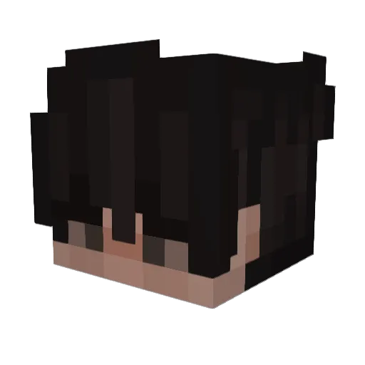 nanouski Minecraft avatar head, 3D render