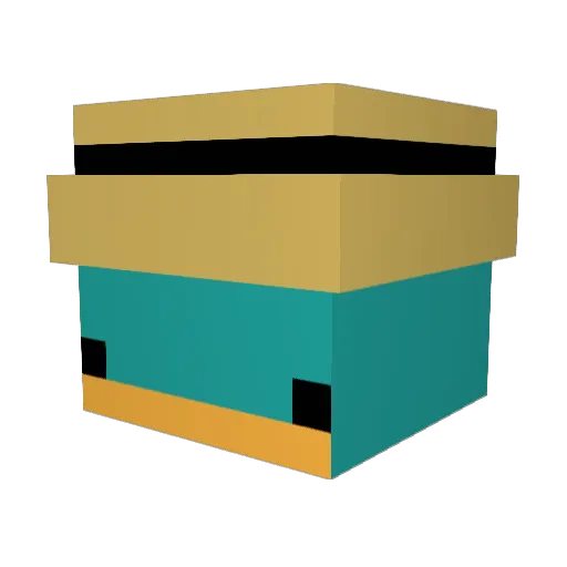 nansim2 Minecraft avatar head, 3D render