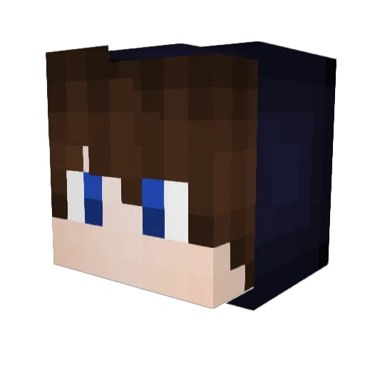 nao2002 Minecraft avatar head, 3D render