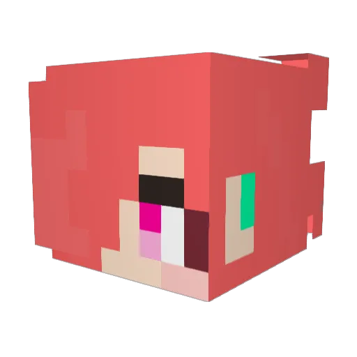 Minecraft-Avatar von naohey: Kopf als 3D-Render