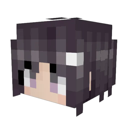 naoi987 Minecraft avatar head, 3D render