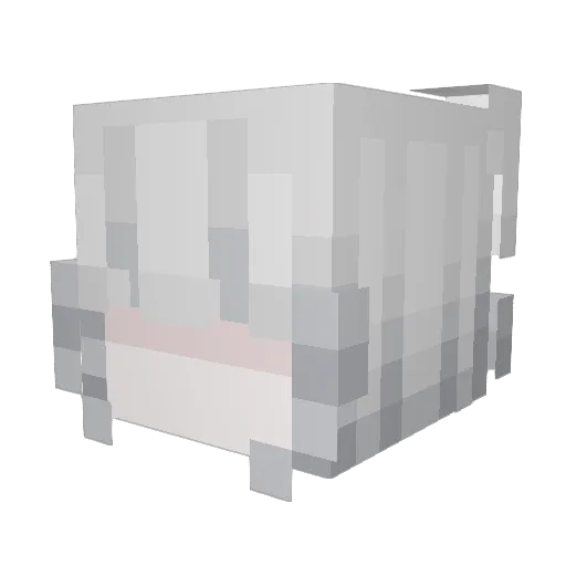 naosobranada Minecraft avatar head, 3D render