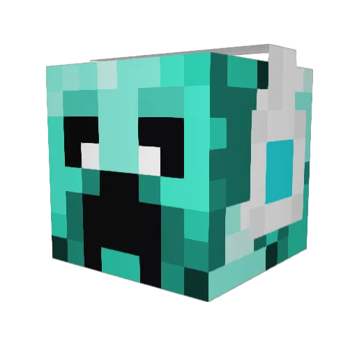 napierboy Minecraft avatar head, 3D render
