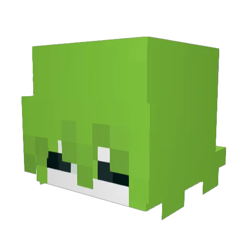 napitsu Minecraft avatar head, 3D render