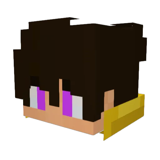 napkin_67 Minecraft avatar head, 3D render