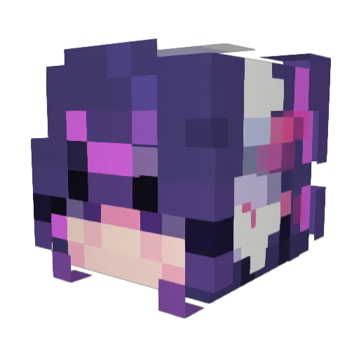 naploony Minecraft avatar head, 3D render