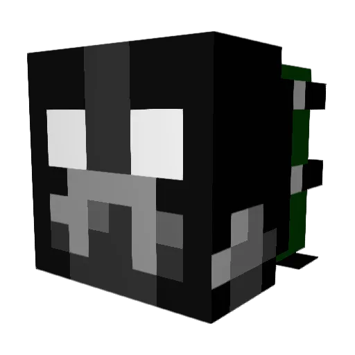 napoa Minecraft avatar head, 3D render