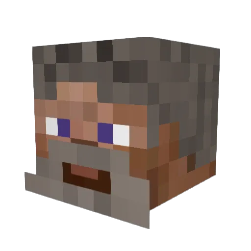 nappadoe Minecraft avatar head, 3D render