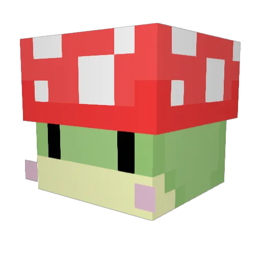napperssap Minecraft avatar head, 3D render