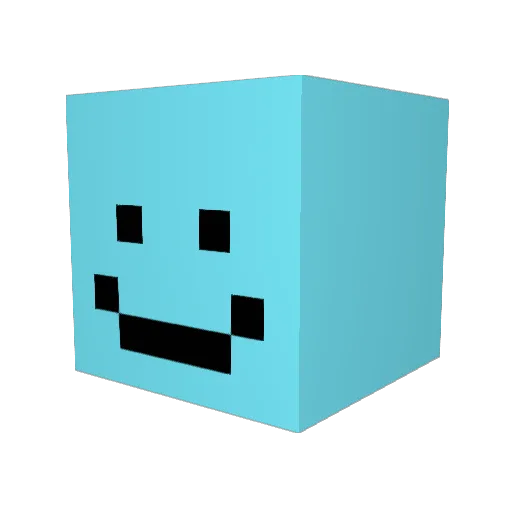 nappppy Minecraft avatar head, 3D render