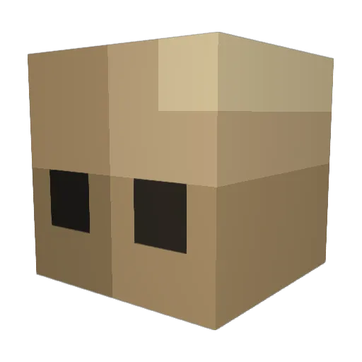 napstabl00k7 Minecraft avatar head, 3D render