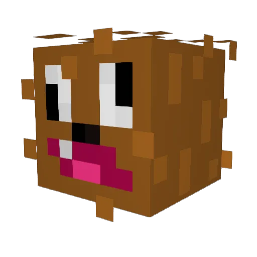 nar12a Minecraft avatar head, 3D render