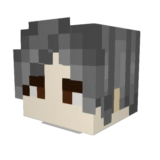 narboco Minecraft avatar head, 3D render