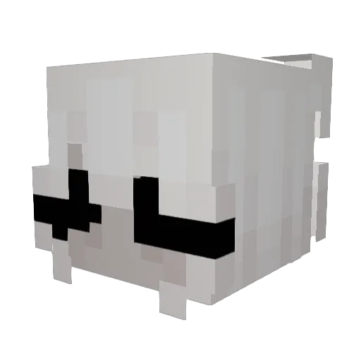 narcita Minecraft avatar head, 3D render
