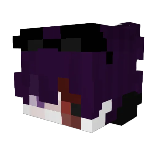 narcoleptov Minecraft avatar head, 3D render