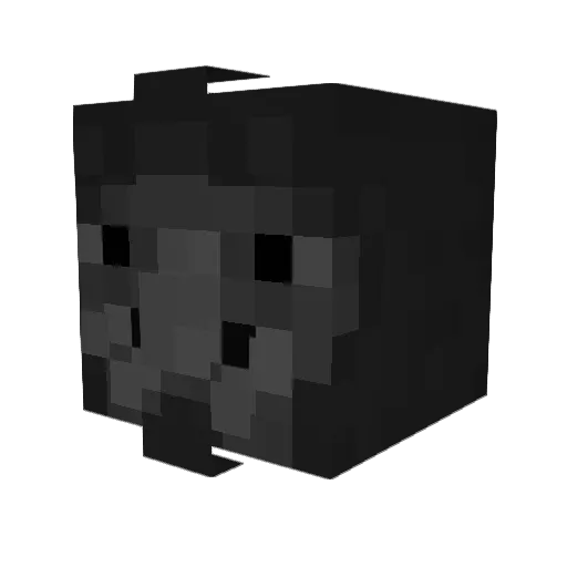 narisuva Minecraft avatar head, 3D render