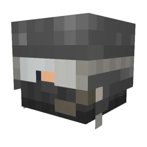 narmiak Minecraft avatar head, 3D render