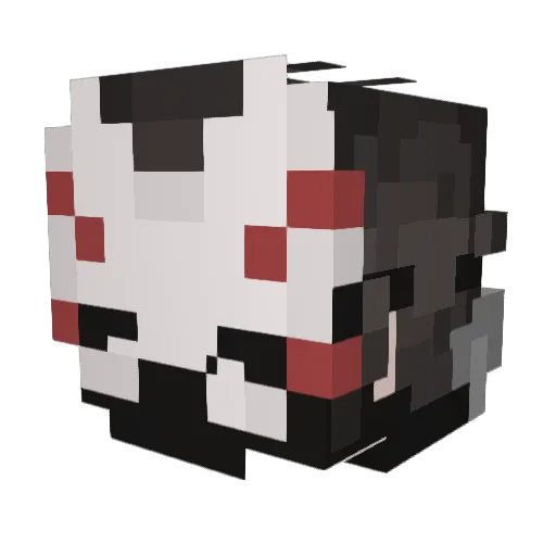 naroto12456 Minecraft avatar head, 3D render