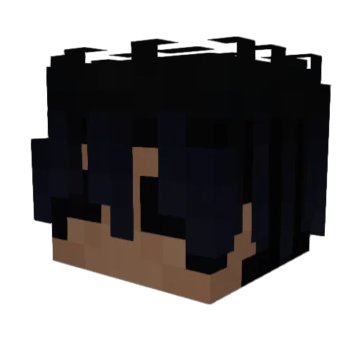 narquay Minecraft avatar head, 3D render