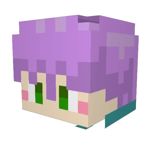 nasa42 Minecraft avatar head, 3D render