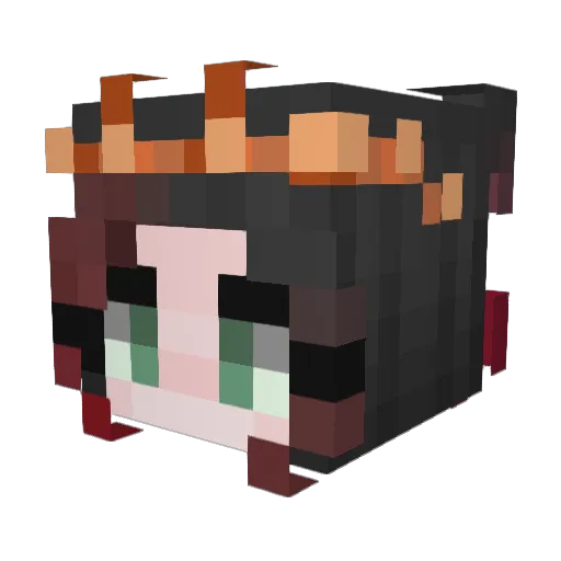 nasddi72 Minecraft avatar head, 3D render