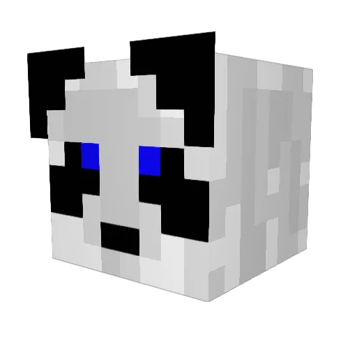 naseuy Minecraft avatar head, 3D render