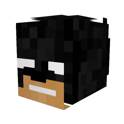 nasf69 Minecraft avatar head, 3D render